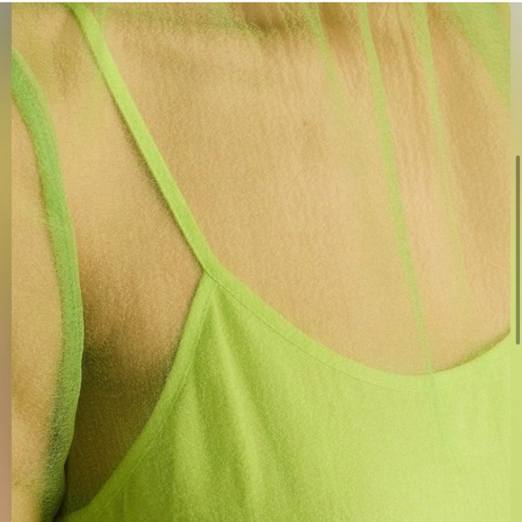 STAUD Calluna Ruffle Dress kiwi XS NWT - Picture 6 of 10